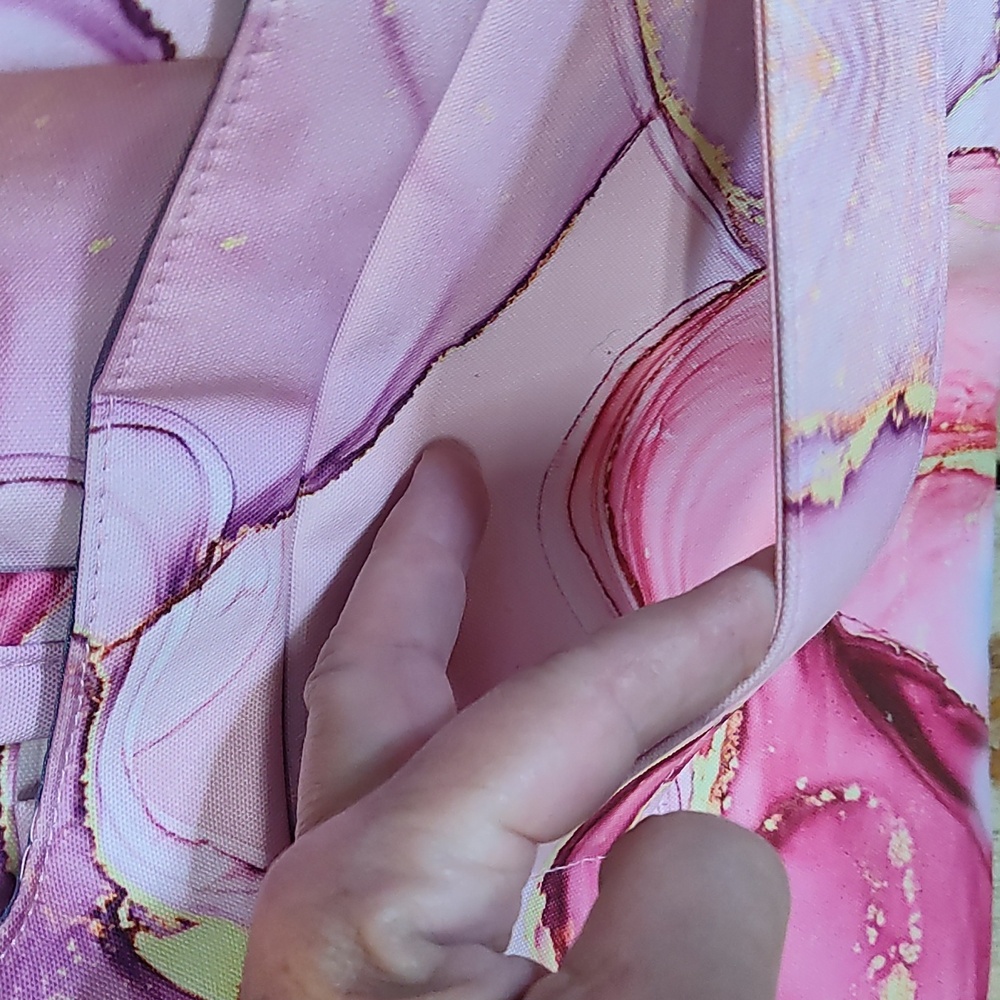 Mosiso Lap Top Shoulder Bag Pink Marble - Picture 7 of 7
